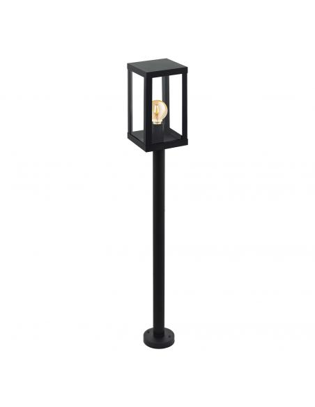 EGLO 94833 - ALAMONTE 1 Beacon in black galvanized steel and glass