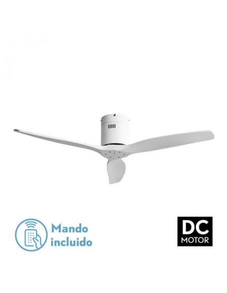 Fan Dc White Gable 3 White Blades 5 Speeds Without Remote And Timing Light.132d
