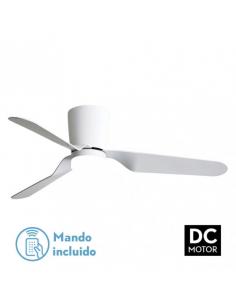 Ventilad 18w Dc Kochi White 3 White Blades 5 Speeds W/Remote Timer 132 D