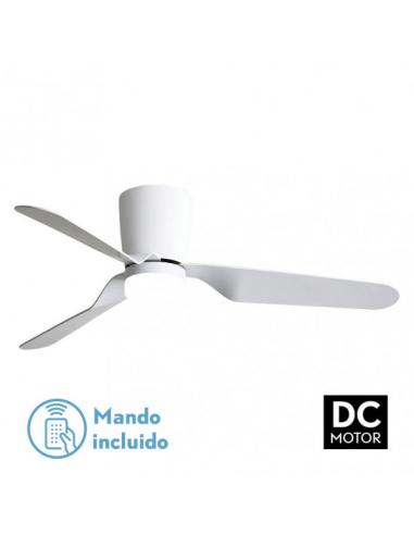 Ventilad 18w Dc Kochi White 3 White Blades 5 Speeds W/Remote Timer 132 D