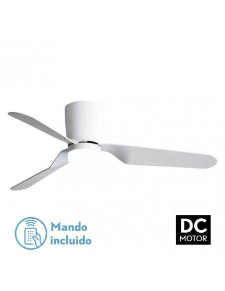 Ventilad 18w Dc Kochi White 3 White Blades 5 Speeds W/Remote Timer 132 D