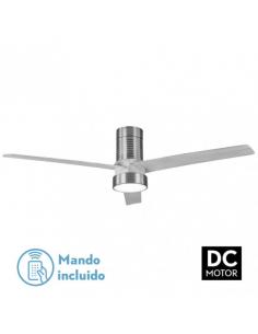Fan Dc Teo 24w 2950lm Nickel 3Asp Gray 32x139d 3000-4000-6000k C/remote, Memory And Timer