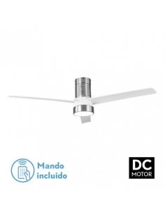 Fan Dc Teo 24w 2950lm Nickel 3Asp White 32x139d 3000-4000-6000k C/remote, Memory And Timer