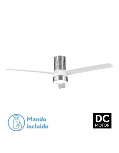 Fan Dc Teo 24w 2950lm Nickel 3Asp White 32x139d 3000-4000-6000k C/remote, Memory And Timer