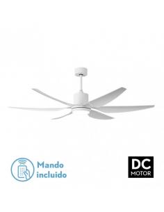 Fan Dc Otto 24w 2950lm White 6 White Blades Reg.x167d 3000-4000-6000k 2Seatposts With Remote, Memory And Timer
