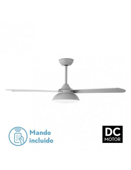 Fan Dc Umi 24w Gray 3Asp.rev. Grey/beech 132d 2950lm 3000-4000-6000k 2 seatposts w/remote, memory and timer