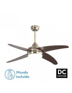Fan 2xe27 Dc Klod Leather/cherry4 Asp.6 Vel 117d C/remote