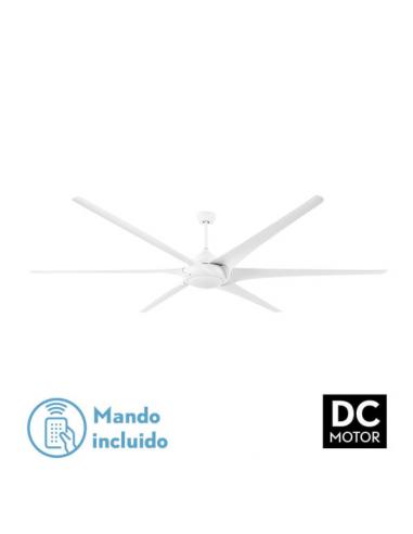 Fan 30w Dc Moncayo White 6 Blades 6 Speeds 254d Remote Memory 3Temperatures 2850lm