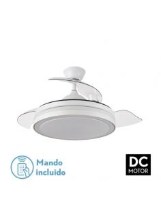 Fan Dc Sparta White 72w 6120lm 3asp.desp 91d 3000-4000-6000k Remote+timer+memory