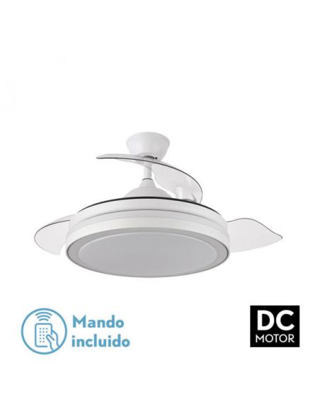 Fan Dc Sparta White 72w 6120lm 3asp.desp 91d 3000-4000-6000k Remote+timer+memory