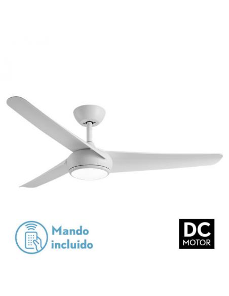 Fan Dc Patras 24w White 3 Blades 6 Speeds 3 Colors 131.2d 2424lm C/Remote, Memory And Timer