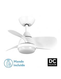 Fan Dc 24w Pirdo White 3 Blades 60d 2400lm 6 Speed. 3000-4500-6000K C/Remote, Memory & Timer