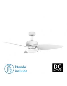 Fan Dc Cross 30w White 3 Blades White/beech 6speed. 3 Colors 3250LM132D Remote, Memory and Timer