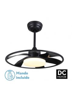 Fan Dc Celsius 26w Black 6 Blades 55d 2950lm 3000-4000-6500k 6speed. Remote, Memory and Timer