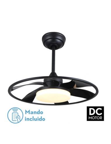 Fan Dc Celsius 26w Black 6 Blades 55d 2950lm 3000-4000-6500k 6speed. Remote, Memory and Timer