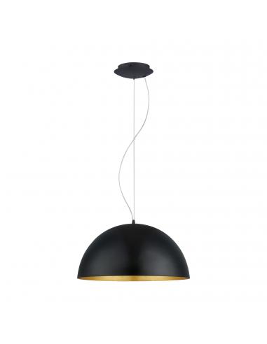 EGLO 94936 - GAETANO 1 Living Room Lamp in black steel, gold
