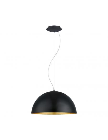 EGLO 94936 - GAETANO 1 Living Room Lamp in black steel, gold