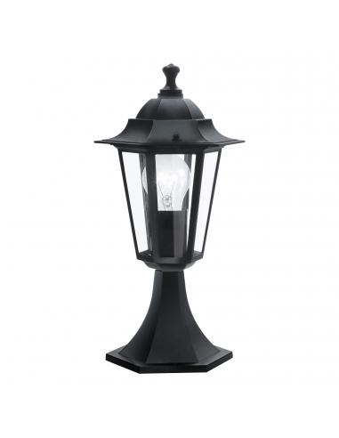 EGLO 22472 - LATERNA 4 Wall Lamp in Black Cast Aluminum and Glass