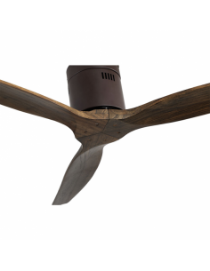 Fan Dc Aguilon Brown 3 Blades Oak 5 Speeds Without Remote And Timed Light.132d 2