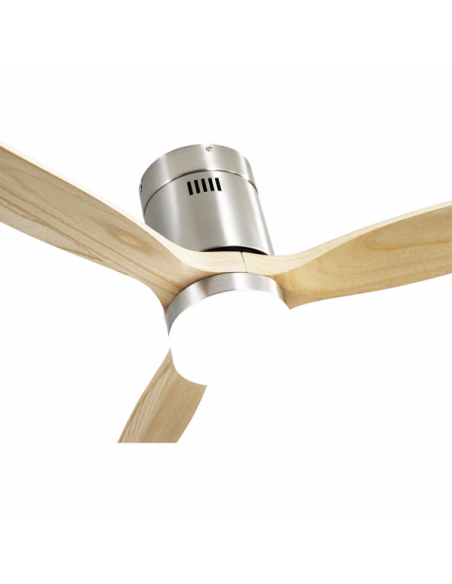 Detail Fan 18w Dc Aguilon Nickel 3 Blades Beech 5 Speeds W/E Remote Timer 34x132 D