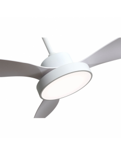 Ventilador Dc Hayate 48w 4078lm Blanco 3 Asp 39/54x120x120cm 3000-4000-6000k C/remoto, Memoria Y Temporizador 2