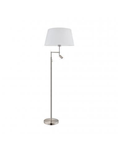 EGLO 94946 - SANTANDER Living Room Lamp in Nickel-matte Steel and Textile