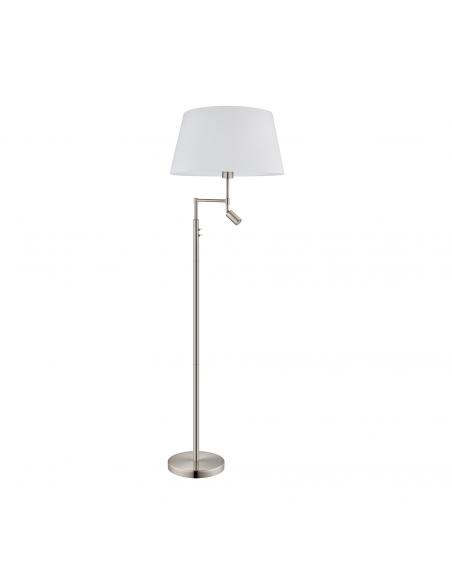 EGLO 94946 - SANTANDER Living Room Lamp in Nickel-matte Steel and Textile