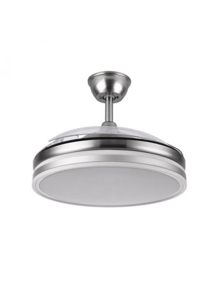 Detalle Ventilador Bayomo 72w 7200lm Niquel 3 Aspas Desp. 32/47x55/108 D.3 Color.motor Dc.remoto