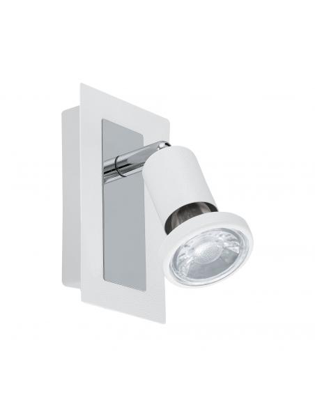 EGLO 94958 - SARRIA Living Room Lamp in white steel, chrome