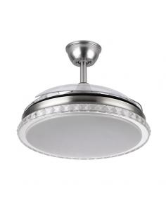 Fan Biliku 72w 6117lm nickel 3asp.desp.108d 3000-4000-6000k remote, memory and timer 2