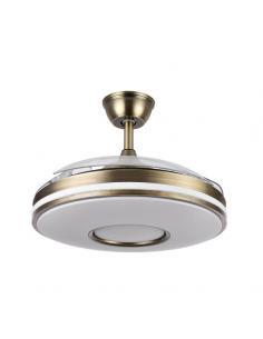 Fan Dani 72w 6117lm Leather 3 Asp.desp. 108D 3000-4000-6000K Remote, Memory and Timer 2