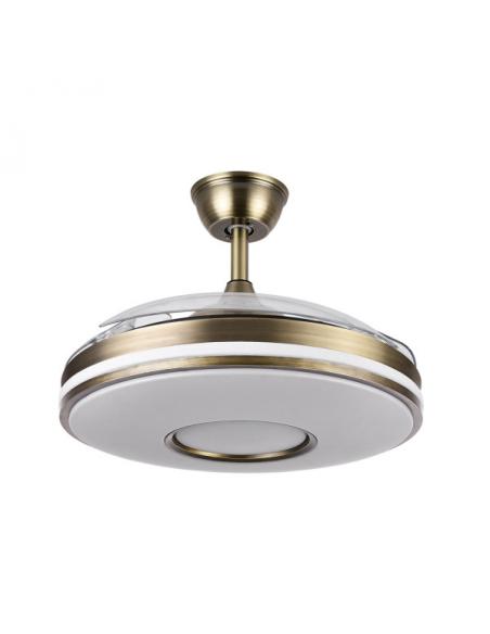 Detail Fan Dani 72w 6117lm Leather 3 Asp.desp. 108D 3000-4000-6000K Remote, Memory and Timer