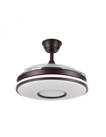 Detail Fan Dc Dani 72w 6117lm Brown 3 Asp.desp. 108D 3000-4000-6000K Remote, Memory and Timer