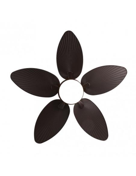 Detail Fan Dc Borasco 24w Brown 5 Asp.6 Vel.132d 2950lm Remote.Memory And Temp.3000-4000-6000K