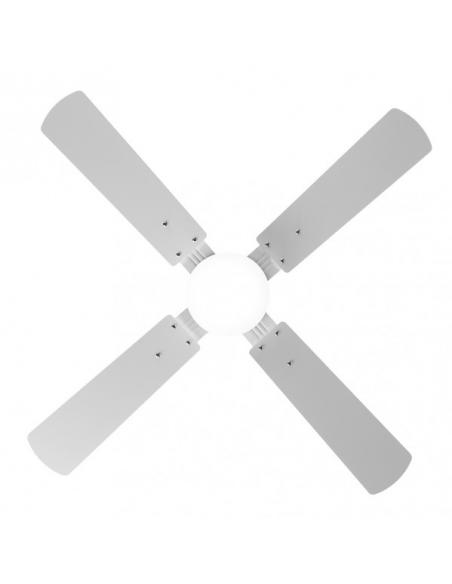 Detail Fan 18w Dc Hupe White 4 Asp.6 Vel.107d Remote, Memory And Temp.3000-4000-6000k