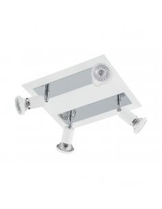 EGLO 94962 - SARRIA Living Room Lamp in white steel, chrome