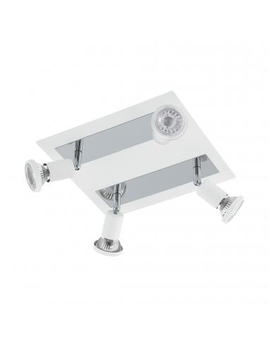 EGLO 94962 - SARRIA Living Room Lamp in white steel, chrome