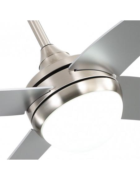 Detail Fan 2xe27 Dc Klod Nickel/silver 4 Asp.6 Vel 117d C/remote