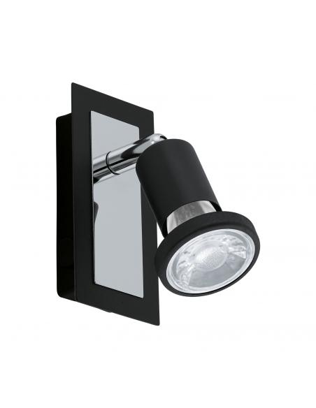 EGLO 94963 - SARRIA Lámpara de Salón en Acero negro, cromo
