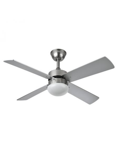 Sofia Fan Dc Detail 2xe27 Nickel 4 Blades Rev.Beech/silver 40x107d C/remote Timer