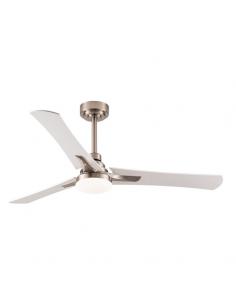 Fan 22w Dc Coro Nickel 3asp White/beech 6Speeds 3colors 2180lm 132d C/remote, Memory and Timer 2