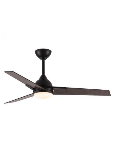 Detail Fan 22w Dc Argestes Black 3 Blades Gray 6Speeds 3Colors 2180lm 132D C/remote, Memory And Timer