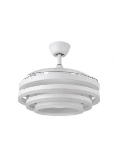 Fan 72w Dc Kai White 3 Blades Transp. 6 Speed. 3 Colors 43/58x50/107 C/remote, memory Y temp. 6120lm 2