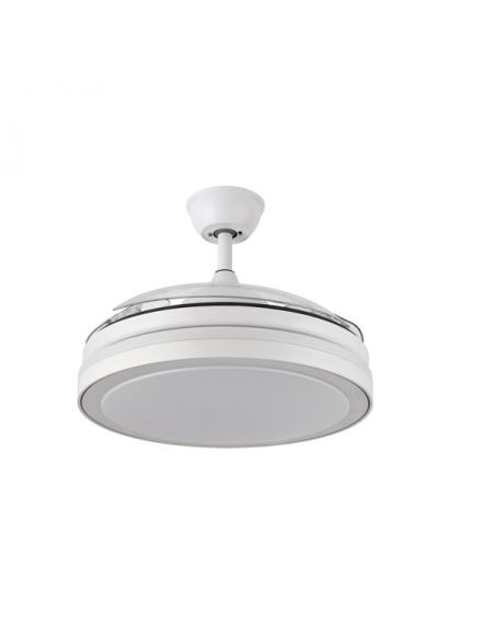 Detail Fan Dc Sparta 72w 6120lm White 3 Blades Desp. 107d 3 Colors W/Remote+ Timer+ Memory