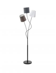 EGLO 94995 - MARONDA Living Room Lamp in Black Steel and Textile