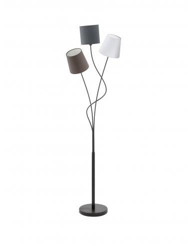 EGLO 94995 - MARONDA Living Room Lamp in Black Steel and Textile
