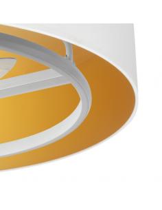 Ventilador Dc Anuska 60w Blanco/oro 8 Aspas 6 Veloc. 70d 5100lm 3col Remoto,memoria,reg.Intensidad,temporizador 2