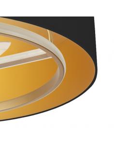 Fan Dc Anuska 60w Black/gold-gold 70d 8 Blades 6 Speed. 5100lm 3 Colors Remote, memory, Intensity Regulation, timer 2