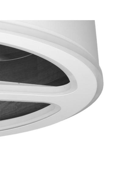Detail Fan Dc Tatiana 110w White/wood. Black 3 Blades 62d 3000-4000-6000k 9350lm Remote, memory, timer