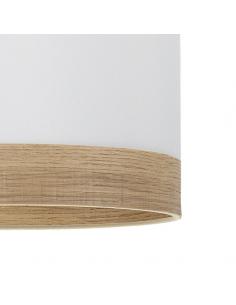 Fan Dc 24w Olga White/clear-wood beech 3 Blades 6 Speeds. 2390lm 3 Colors, Remote, memory, timer 70d 2